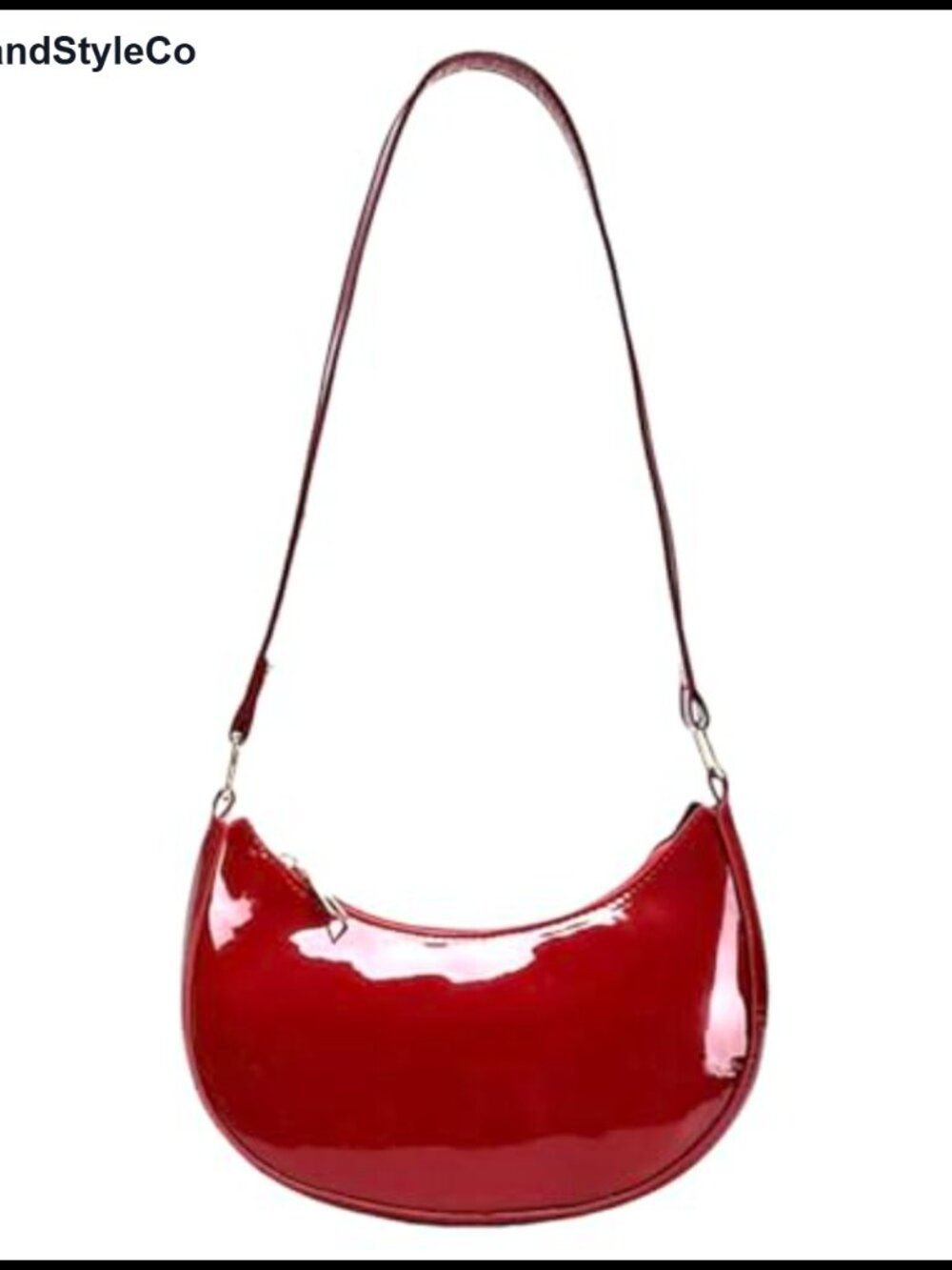 Patent Leather Evening Clutch Mini Shoulder Bag Hobo Purse Shiny